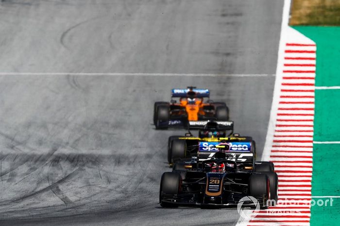 Kevin Magnussen, Haas F1 Team VF-19, Lance Stroll, Racing Point RP19, Daniel Ricciardo, Renault F1 Team R.S.19, Y Carlos Sainz Jr., McLaren MCL34