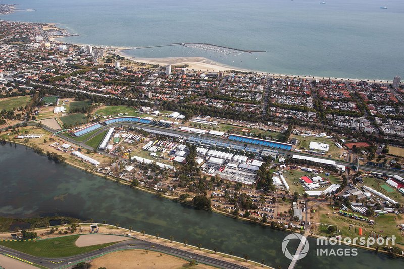 Albert Park'a yukarıdan bakış