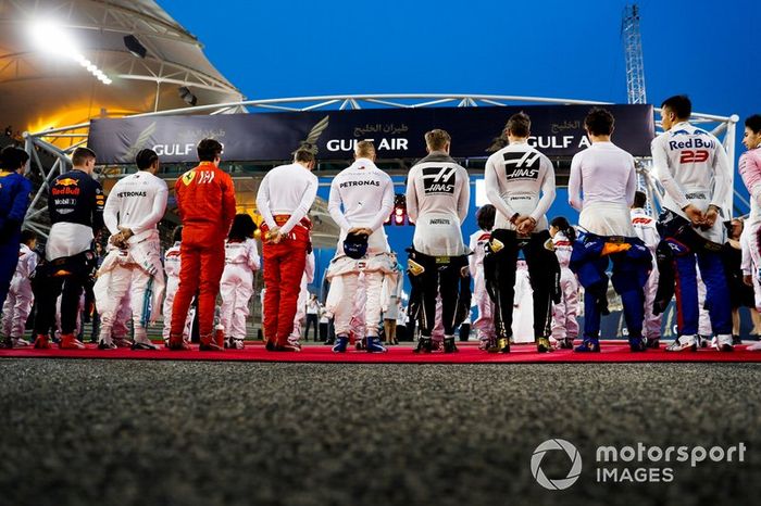 Pilotos en la parrilla