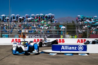 Alexander Sims, BMW i Andretti Motorsport, BMW iFE.18 k Maximilian Günther, Dragon Racing, Penske EV-3