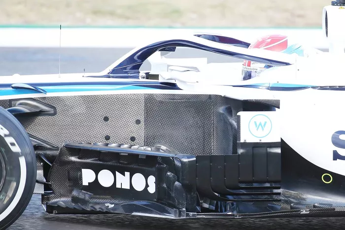 Williams FW43: Windabweiser