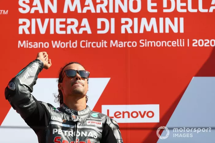 Podio: ganador Franco Morbidelli, Petronas Yamaha SRT