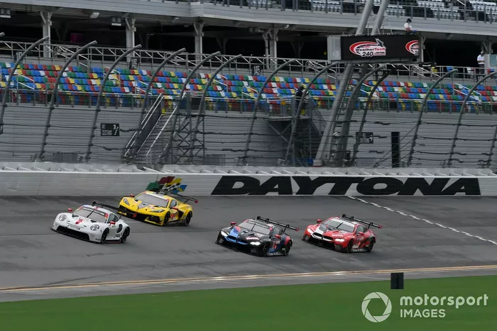 #912 Porsche GT Team Porsche 911 RSR - 19, GTLM: Laurens Vanthoor, Earl Bamber ,#3 Corvette Racing Corvette C8.R, GTLM: Antonio Garcia, Jordan Taylor,  #25 BMW Team RLL BMW M8 GTE, GTLM: Connor De Phillippi, Bruno Spengler ,#24 BMW Team RLL BMW M8 GTE, GTLM: John Edwards, Jesse Krohn  