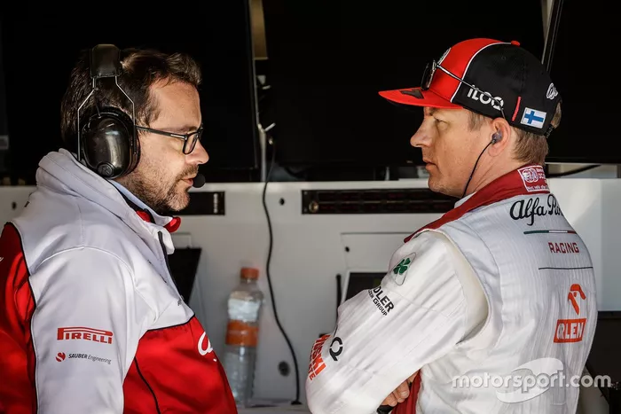 Julien Simon-Chautemps,  Ingegnere di pista di Kimi Räikkönen, Alfa Romeo