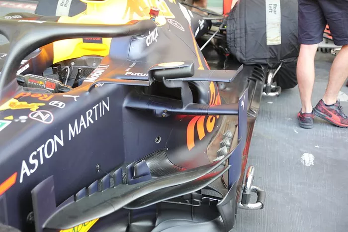 Pontones del Red Bull Racing  RB15