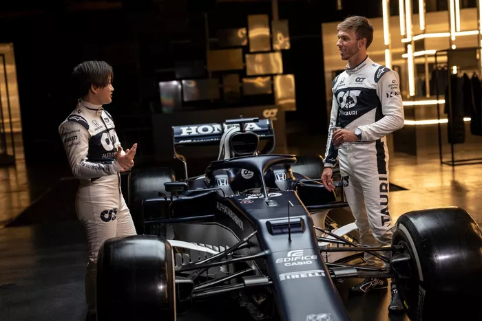 Pierre Gasly y Yuki Tsunoda, Alpha Tauri  