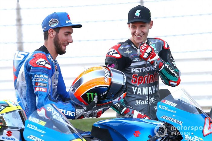 Alex Rins, Team Suzuki MotoGP, Fabio Quartararo, Petronas Yamaha SRT