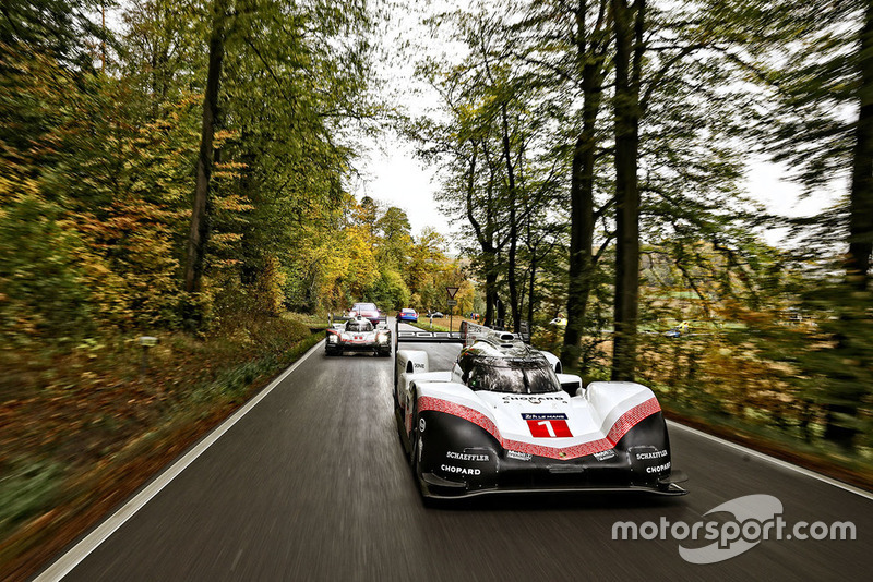 La Porsche 919 Hybrid Evo sur les routes allemandes
