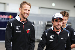 Jenson Button, McLaren et Fernando Alonso, McLaren