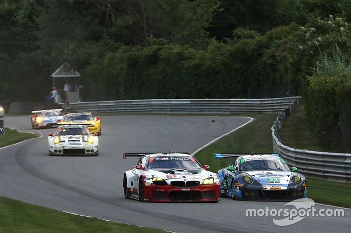 #25 BMW Team RLL BMW M6 GTLM: Bill Auberlen, Dirk Werner, #23 Team Seattle/Alex Job Racing Porsche GT3 R: Mario Farnbacher, Alex Riberas