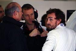 Ron Dennis, Presidente Ejecutivo de McLaren con Fernando Alonso, McLaren