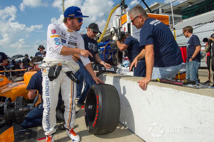 Fernando Alonso, Andretti Autosport Honda, Gil de Ferran
