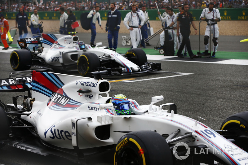 Felipe Massa, Williams FW40,  Lance Stroll, Williams FW40