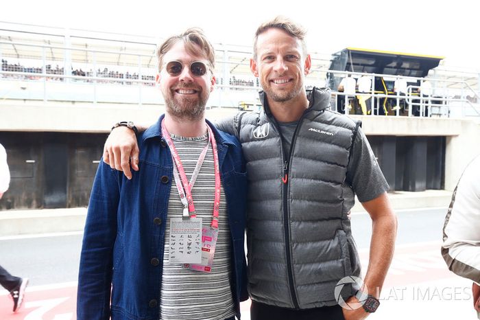 Ricky Wilson de los Kaiser Chiefs, Jenson Button, McLaren