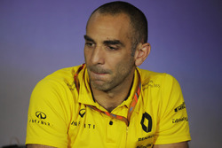 Cyril Abiteboul, directeur général Renault Sport F1 Team, lors de la conférence de presse
