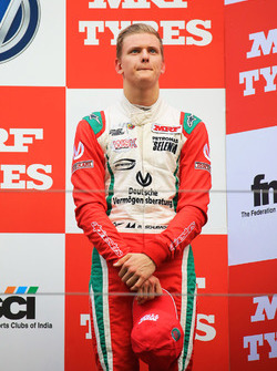Podium: third place Mick Schumacher