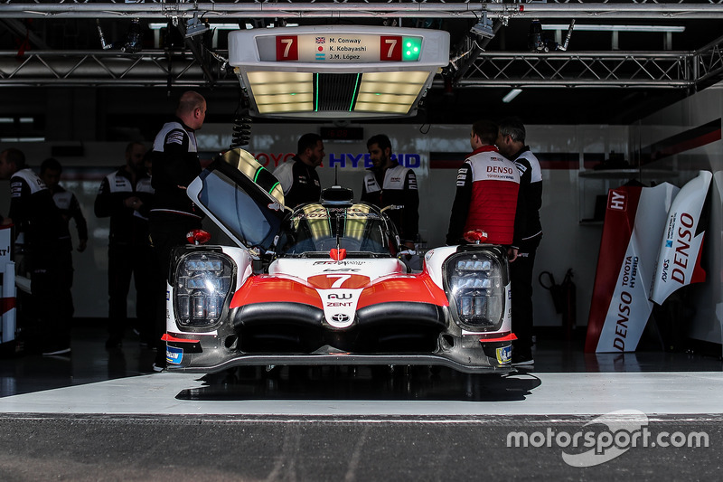 #7 Toyota Gazoo Racing Toyota TS050: Mike Conway, Alexander Wurz, Jose Maria Lopez, Sébastien Buemi,