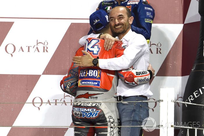 Claudio Domenicali, Ducati Team, ganador, Andrea Dovizioso, Ducati Team