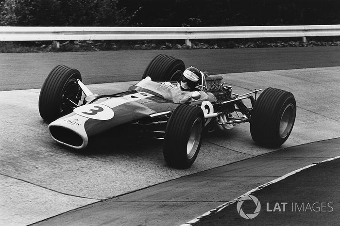 Jim Clark, Lotus 49 Ford, en el Karussel