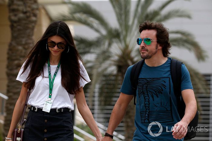 Fernando Alonso, McLaren y su novia Linda Morselli