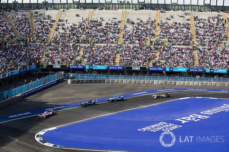 Felix Rosenqvist, Mahindra Racing, Oliver Turvey, NIO Formula E Team, Sébastien Buemi, Renault e.Dams, Daniel Abt, Audi Sport ABT Schaeffler