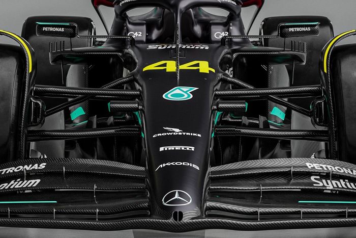 Mercedes W14 detalle