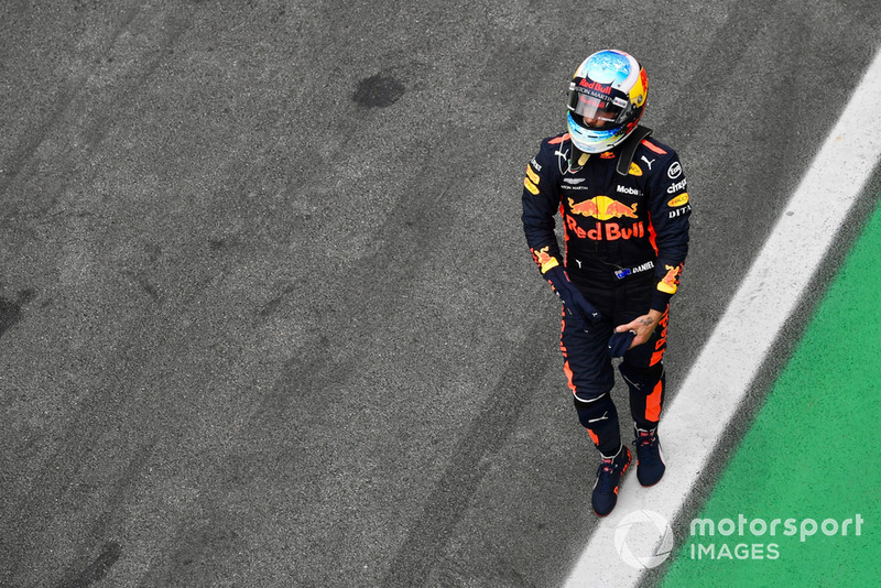 Daniel Ricciardo, Red Bull Racing dans le Parc Fermé
