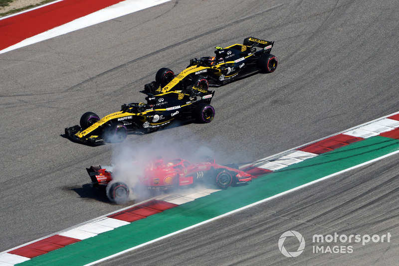 Себастьян Феттель, Ferrari SF71H, Даніель Ріккардо, Red Bull Racing RB14