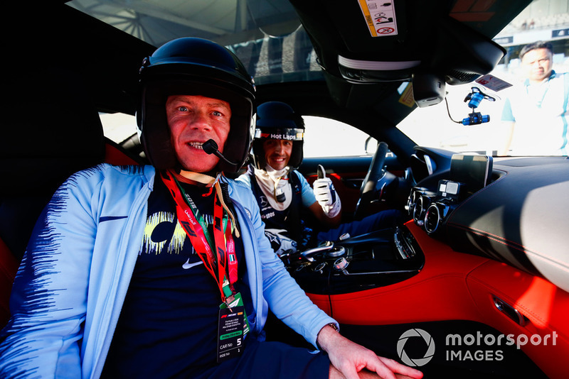 Paul Dickov Hot Lap con Robert Kubica, Williams Racing