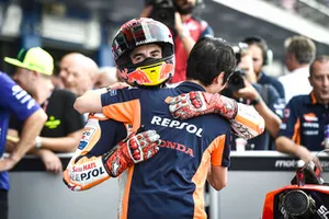 Le poleman Marc Marquez, Repsol Honda Team