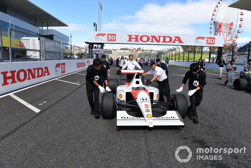 McLaren Honda MP4-7A, acara demonstrasi lap Perayaan Legenda F1 ke-30