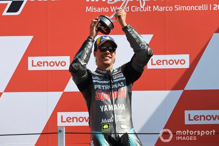 Podio: ganador Franco Morbidelli, Petronas Yamaha SRT