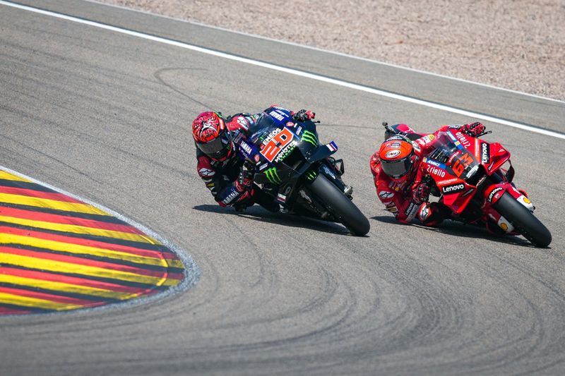 Fabio Quartararo et Pecco Bagnaia