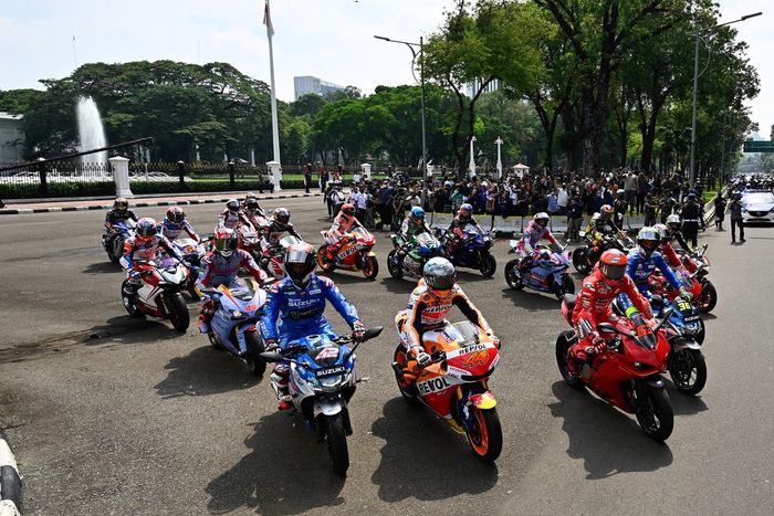 Parada de MotoGP en Jakarta