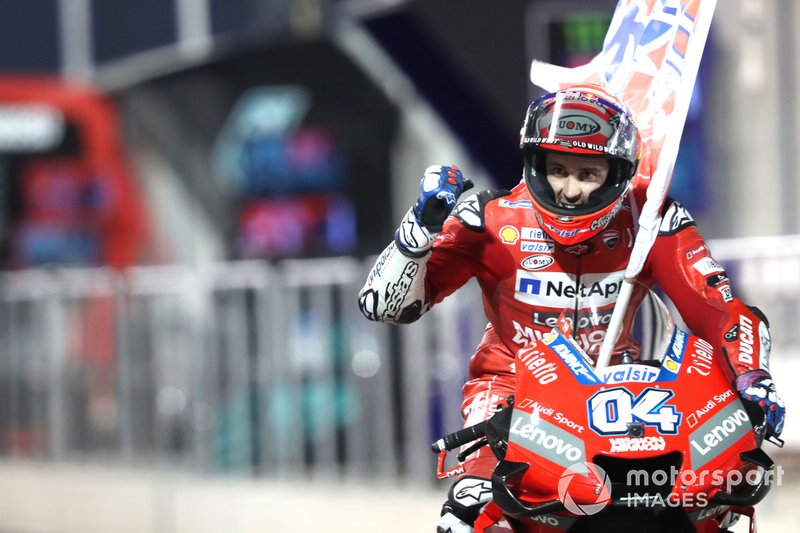Il vincitore della gara Andrea Dovizioso, Ducati Team