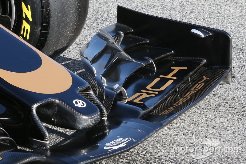 Haas F1 Team, dettaglio muso