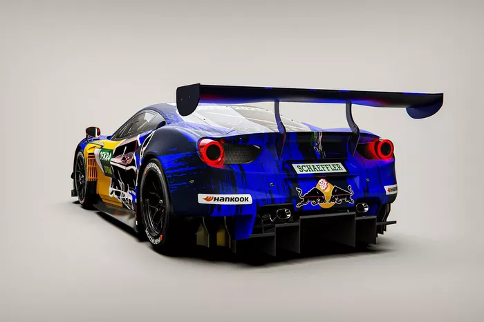 AF Corse Red Bull design for Liam Lawson