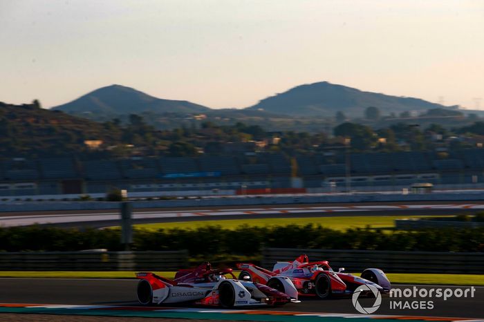 Nico Muller, Dragon Penske Autosport, Penske EV-4, Alex Lynn, Mahindra Racing, M7Electro