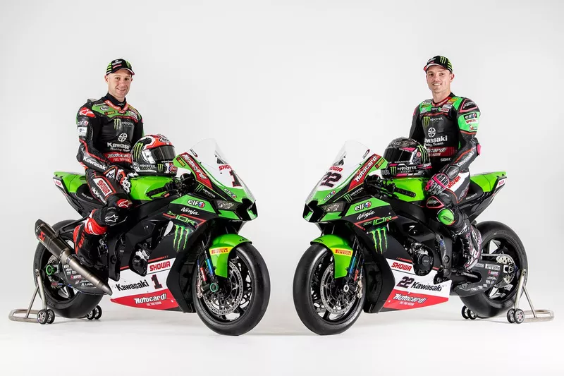 Jonathan Rea, Kawasaki Racing Team WorldSBK, 	Alex Lowes, Kawasaki Racing Team WorldSBK