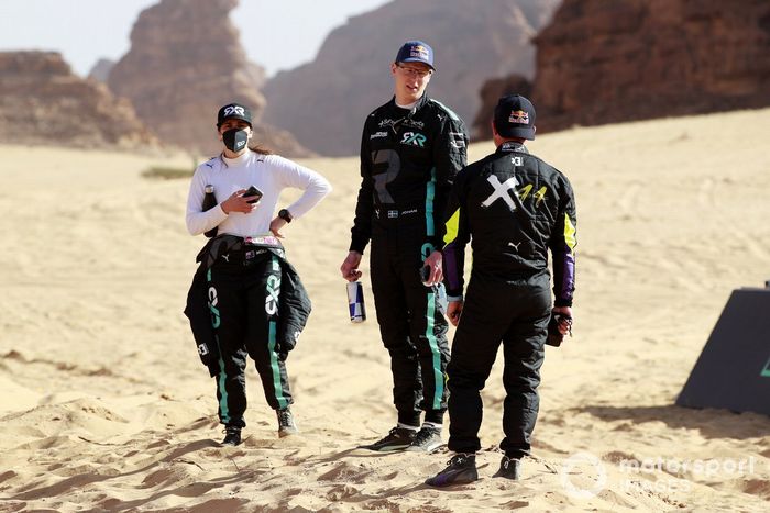 Molly Taylor, Rosberg X Racing, Johan Kristoffersson, Rosberg X Racing, and Sebastien Loeb, X44 