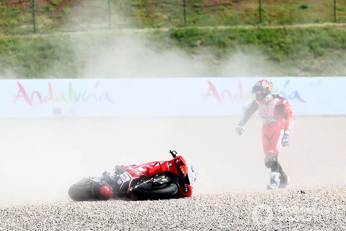 Jorge Martín, Pramac Racing crash