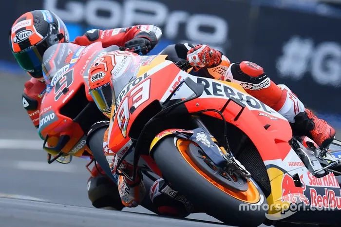 Marc Márquez, Repsol Honda Team, Danilo Petrucci, Ducati Team