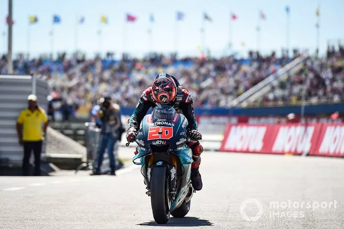 Ganador de la pole Fabio Quartararo, Petronas Yamaha SRT