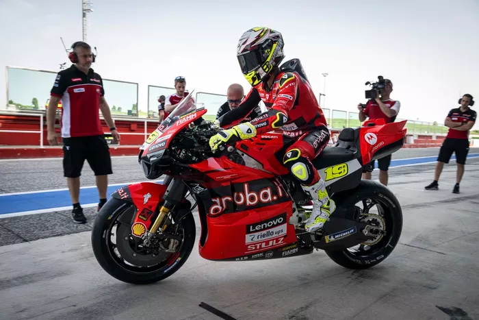 Alvaro Bautista, Ducati, Test Misano