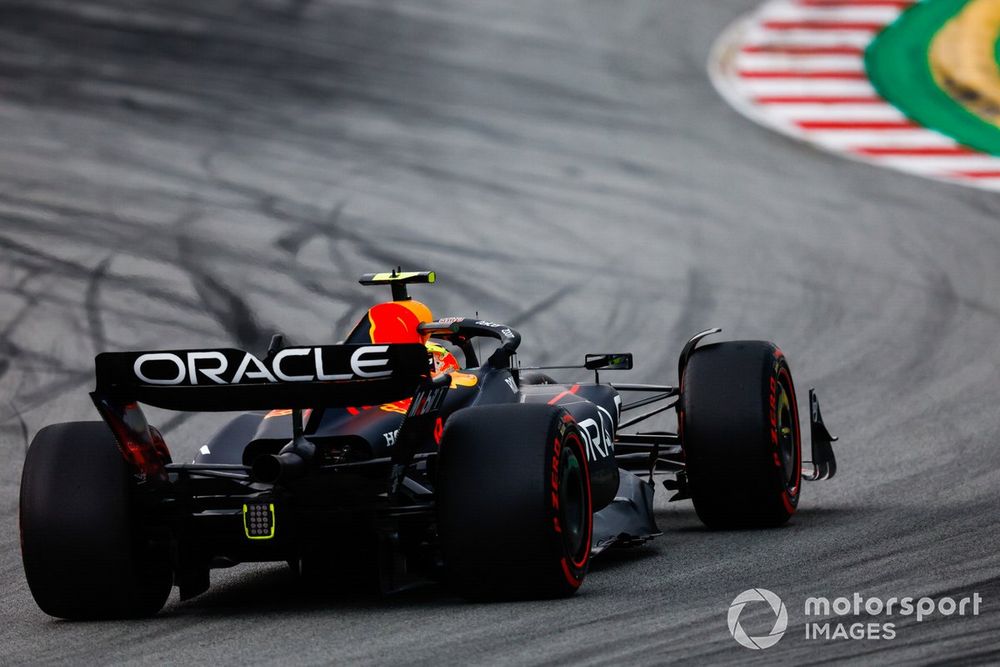 Sergio Pérez, Red Bull Racing RB19, en el GP de España 2023.