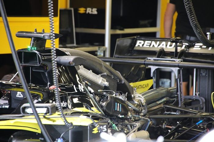 Detalle trasero del Renault F1 Team R.S.19