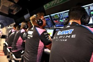 Alpine F1 Team pit gantry