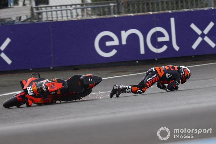 Caída de Miguel Oliveira, Red Bull KTM Factory Racing
