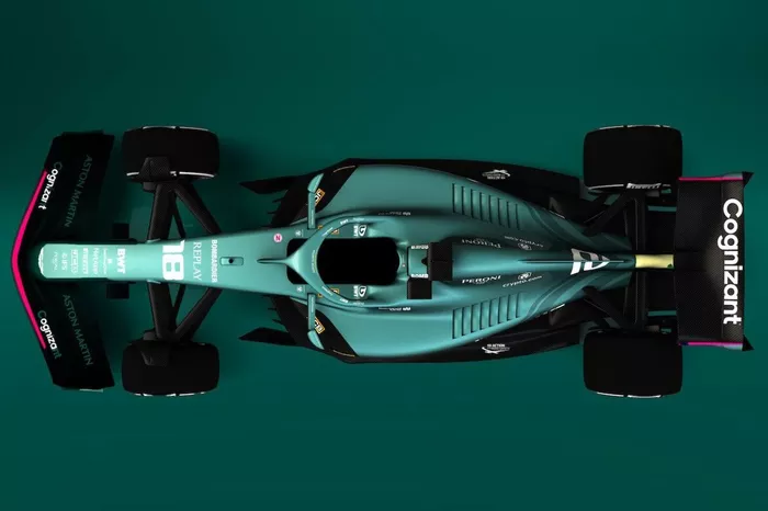Boceto del Aston Martin F1 para 2022