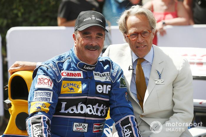 Nigel Mansell, Williams FW15B y el Duque de Richmond